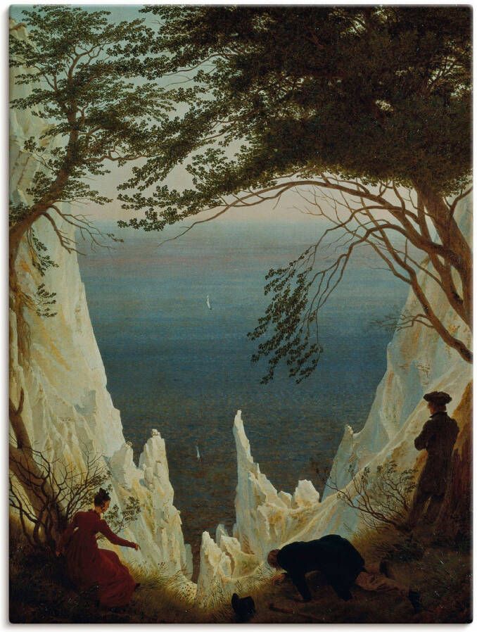 Artland Artprint op linnen Dekrijtrotsen van Rügen. 1818x1819. - Foto 6