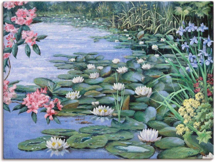 Artland Artprint op linnen Het meer - Foto 9