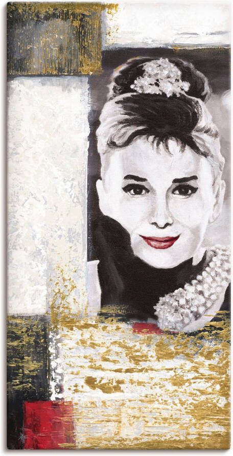 Artland Artprint op linnen Hollywood legenden VI Audrey Hepburn - Foto 4
