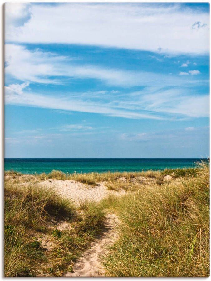 Artland Artprint op linnen In de duinen van Denemarken I