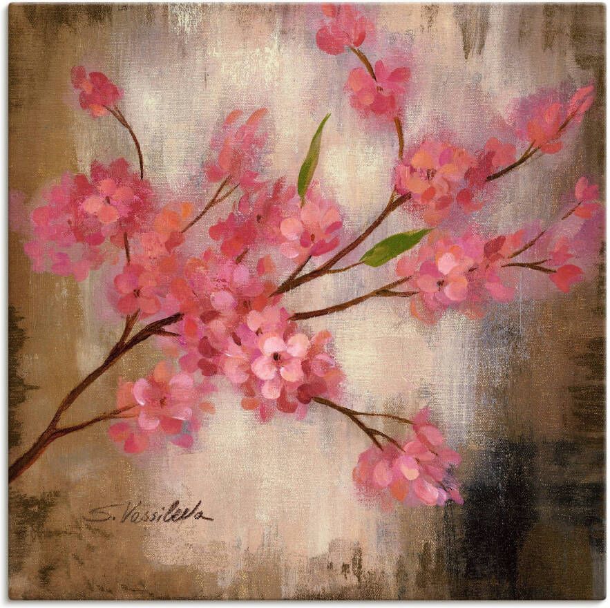 Artland Artprint op linnen Kersenbloesem I gespannen op een spieraam - Foto 8