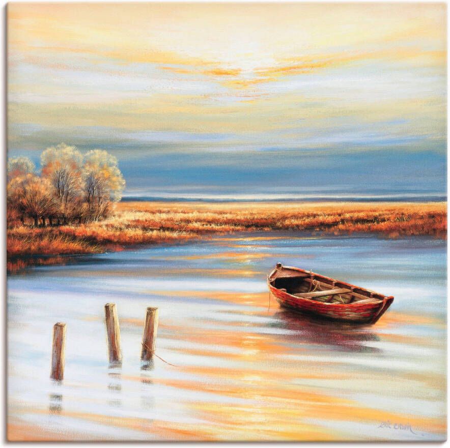Artland Artprint op linnen Kustlijn - Foto 6