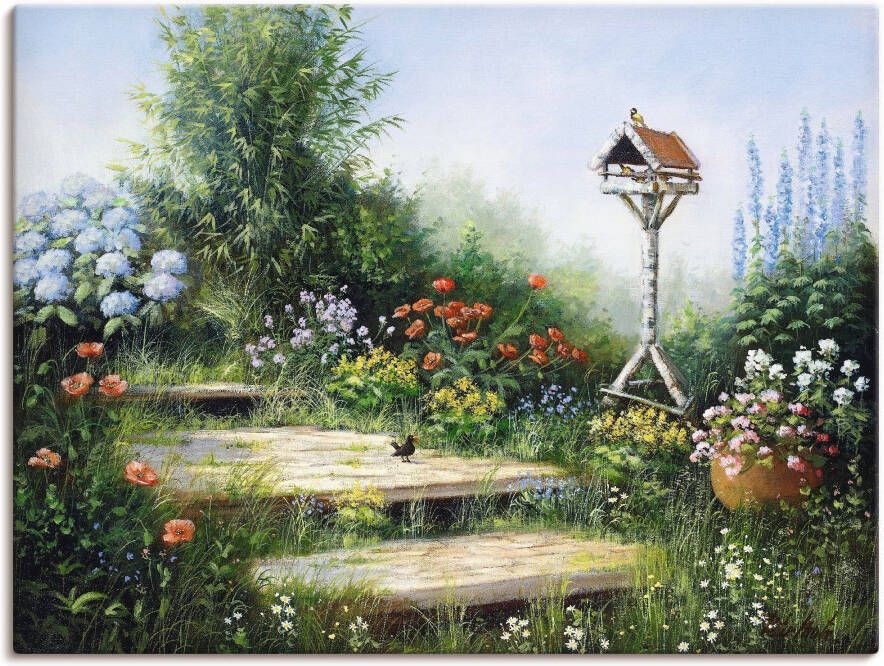 Artland Artprint op linnen Liederen van de vogels - Foto 6