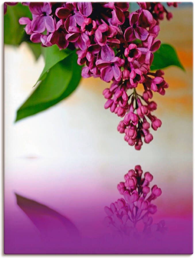 Artland Artprint op linnen Lila