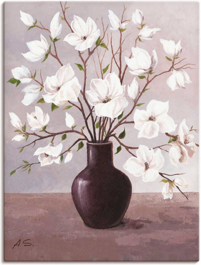 Artland Artprint op linnen Magnolia's - Foto 8