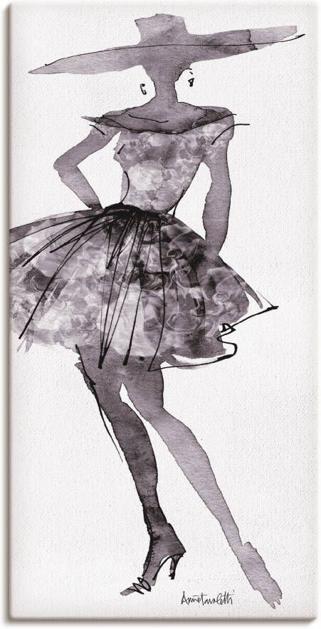 Artland Artprint op linnen Mode schetsboek V - Foto 8