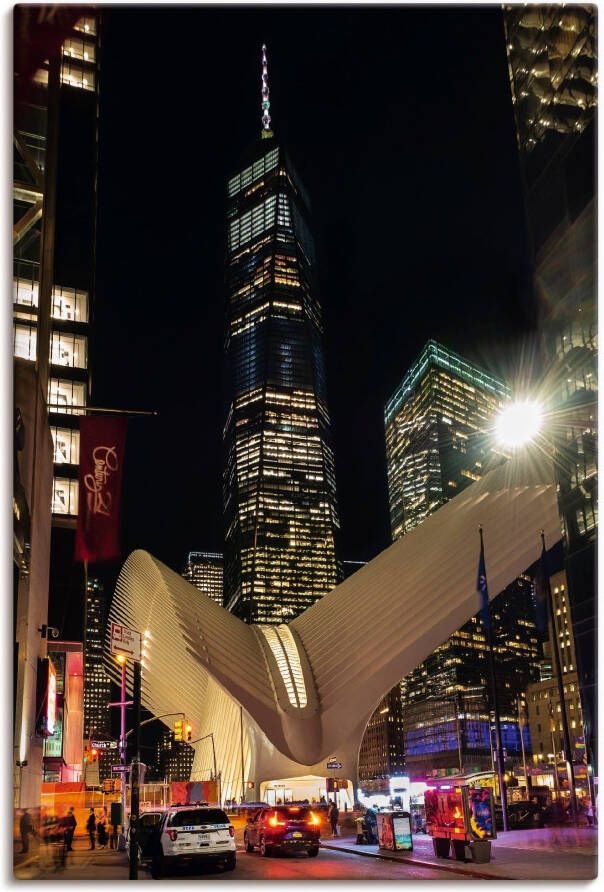 Artland Artprint op linnen World Trade Center New York - Foto 3