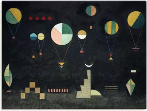Artland Artprint Plat-diep. 1930 in vele afmetingen & productsoorten -artprint op linnen poster muursticker wandfolie ook geschikt voor de badkamer (1 stuk)