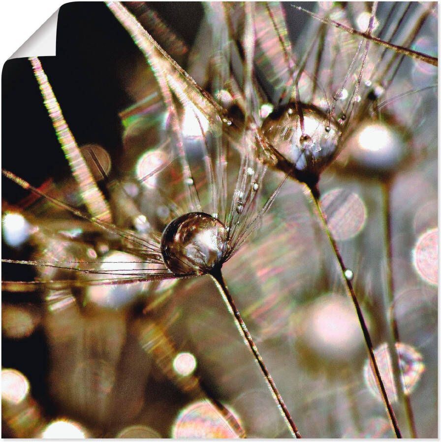 Artland Artprint Pluizenbol abstract als artprint op linnen poster muursticker in verschillende maten - Foto 3