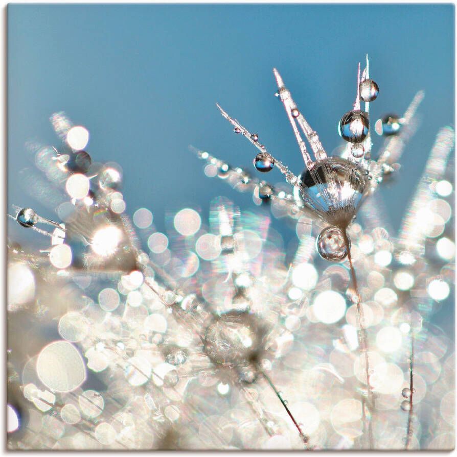 Artland Artprint Pluizenbol druppel abstract als artprint op linnen poster muursticker in verschillende maten - Foto 5