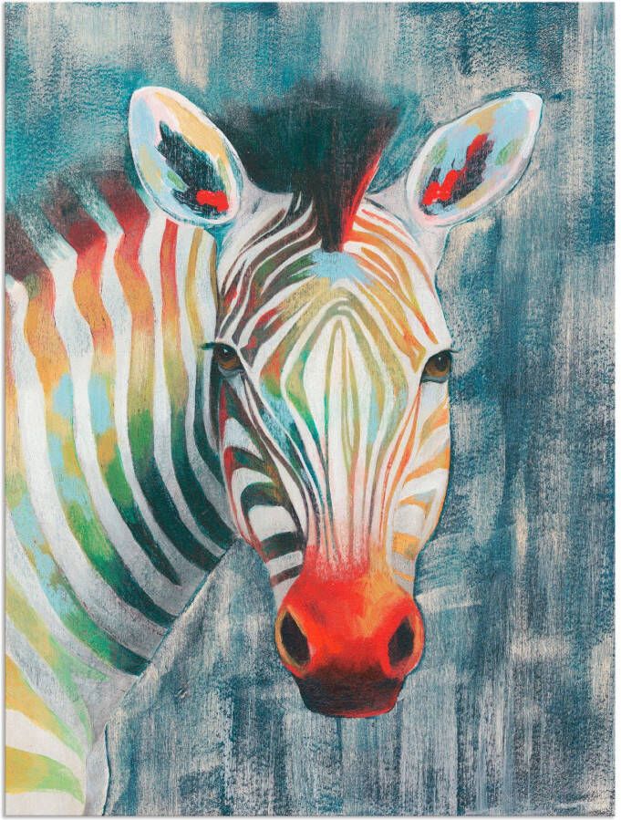Artland Artprint Prisma zebra I als artprint van aluminium artprint op linnen muursticker verschillende maten