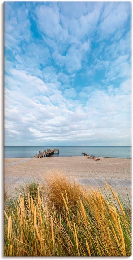 Artland Artprint op linnen Rettin strandidylle aan de Oostzee - Foto 5