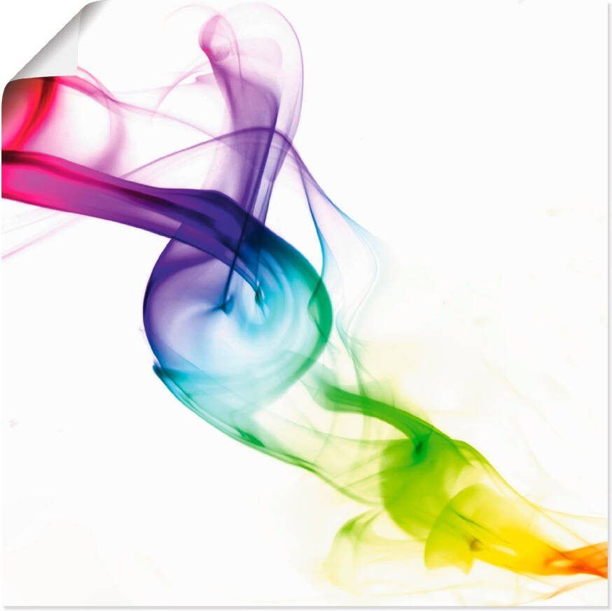 Artland Artprint Rook abstract als artprint op linnen poster in verschillende formaten maten