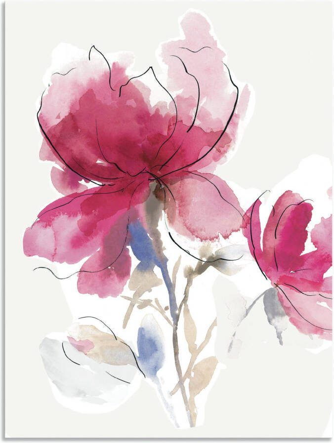 Artland Artprint Rosy Blossom I als artprint van aluminium artprint op linnen muursticker of poster in verschillende maten - Foto 8