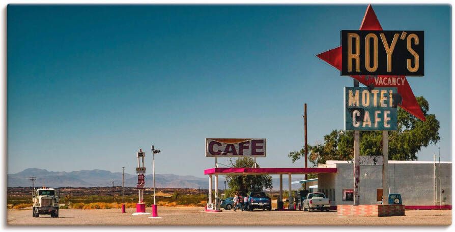 Artland Artprint Roy`s tankstation aan de Route 66 als artprint op linnen in verschillende maten - Foto 3