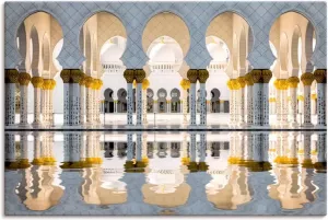 Artland Artprint Sjeik Zayed-moskee in vele afmetingen & productsoorten artprint van aluminium artprint voor buiten artprint op linnen poster muursticker wandfolie ook geschikt voor de badkamer (1 stuk)
