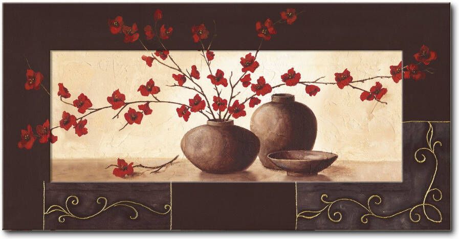 Artland Artprint Stilleven met rode bloemen II - Foto 4