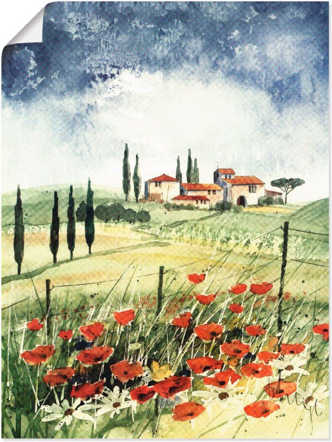 Artland Artprint Toscane III als artprint op linnen poster in verschillende formaten maten - Foto 3
