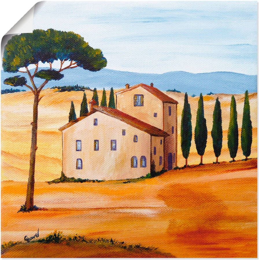 Artland Artprint Toscane Modern 1 als artprint op linnen poster in verschillende formaten maten