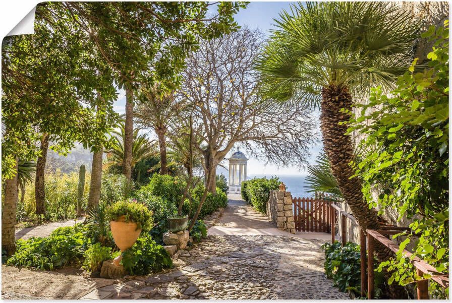 Artland Artprint Tuin Son Marroig bij Deià Mallorca als artprint van aluminium artprint voor buiten artprint op linnen poster in verschillende maten. maten - Foto 5