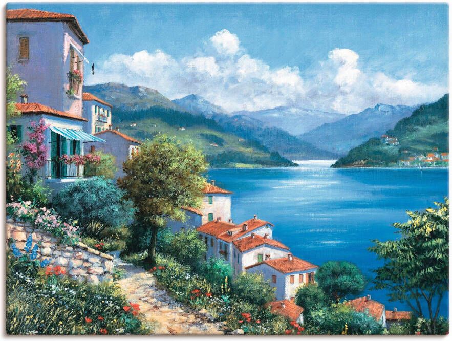 Artland Artprint op linnen Vakantie uitzicht - Foto 6