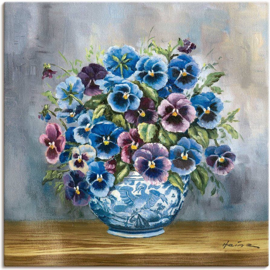 Artland Artprint Viooltjes als artprint van aluminium artprint voor buiten artprint op linnen poster muursticker