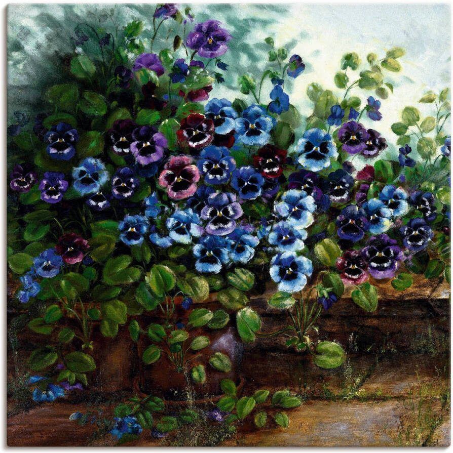 Artland Artprint op linnen Viooltjes II - Foto 3