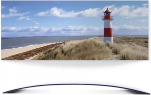 Artland Artprint Vuurtoren Sylt gebogen 3d-optiek (1 stuk)