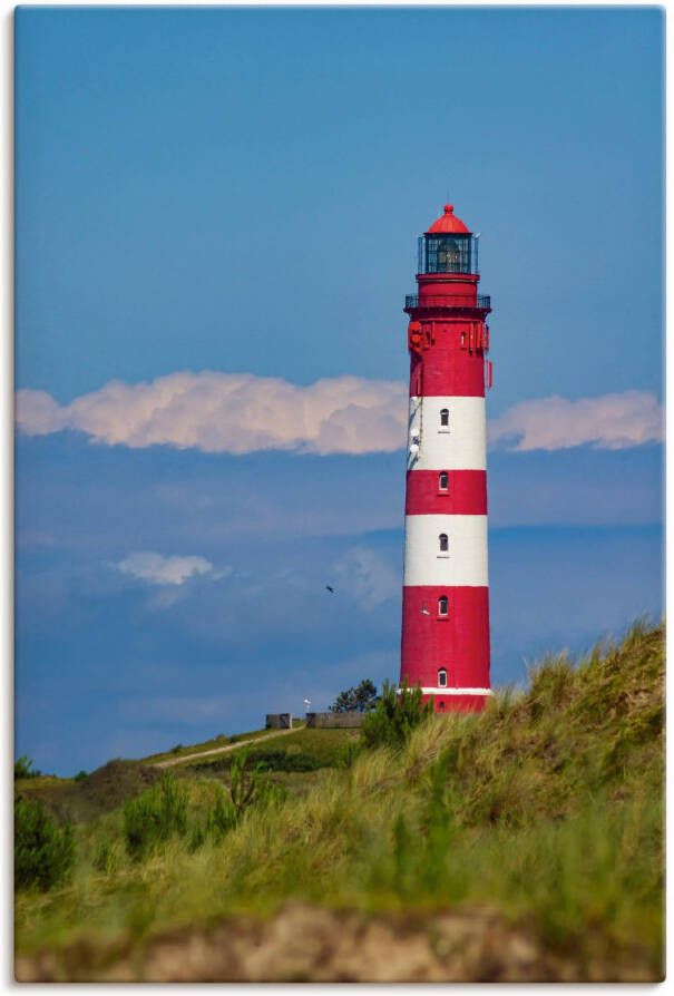 Artland Artprint Vuurtoren van Amrum als artprint op linnen poster in verschillende formaten maten - Foto 3