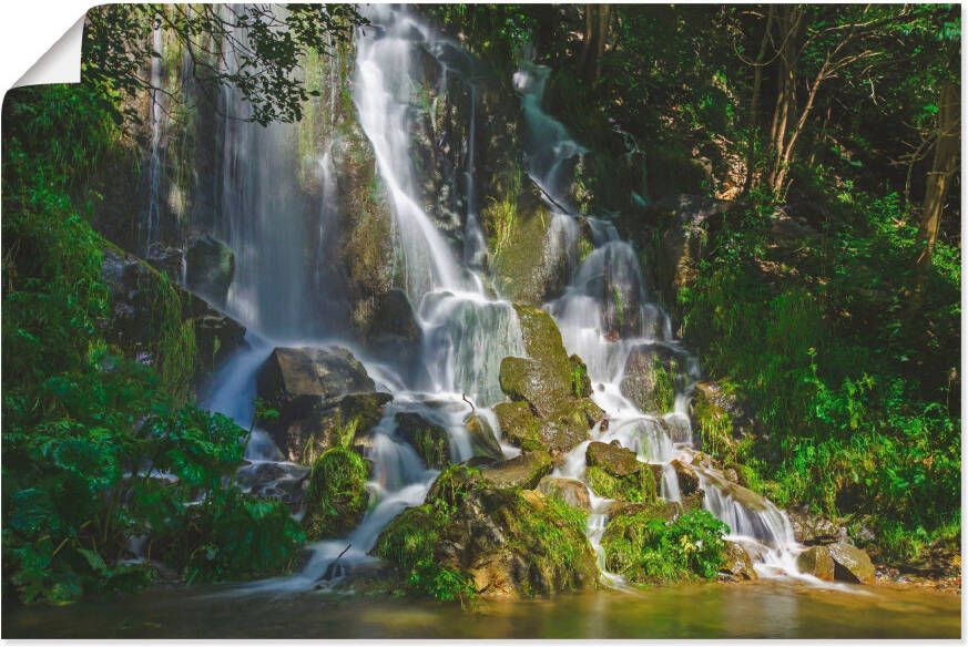 Artland Artprint Waterval in de Harz als poster in verschillende formaten maten - Foto 3