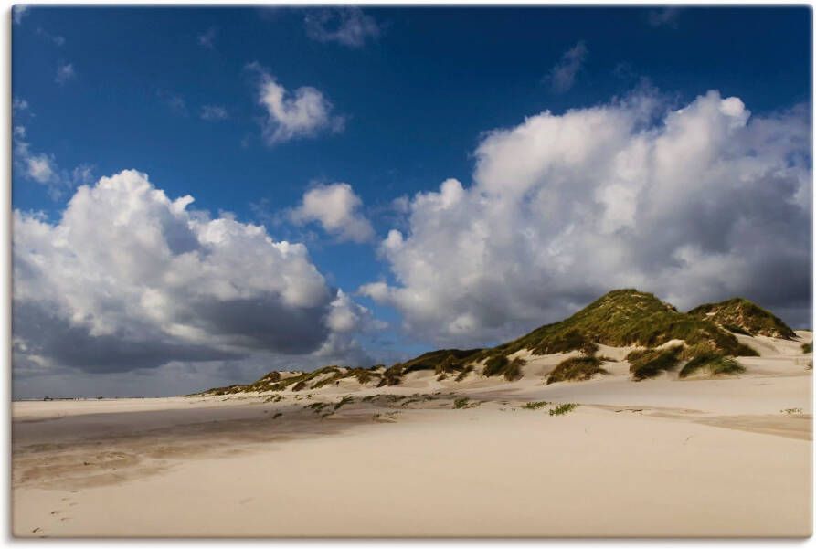 Artland Artprint Wolkenimpressie Amrum als artprint op linnen poster in verschillende formaten maten