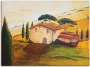 Artland Artprint Zonnebloemen in de Toscane (detail) in vele afmetingen & productsoorten -artprint op linnen poster muursticker wandfolie ook geschikt voor de badkamer (1 stuk) - Thumbnail 1