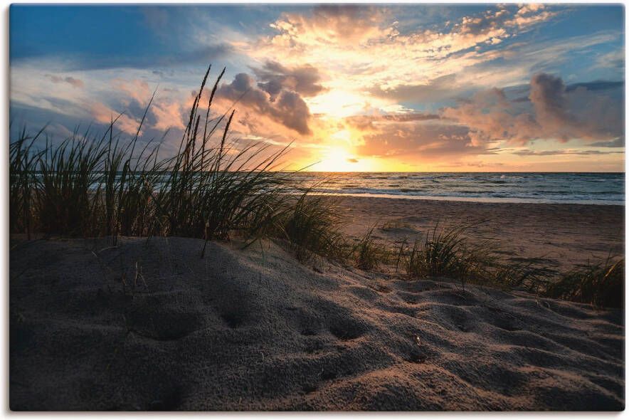 Artland Artprint Zonsondergang aan de Oostzee als artprint op linnen in verschillende maten - Foto 5