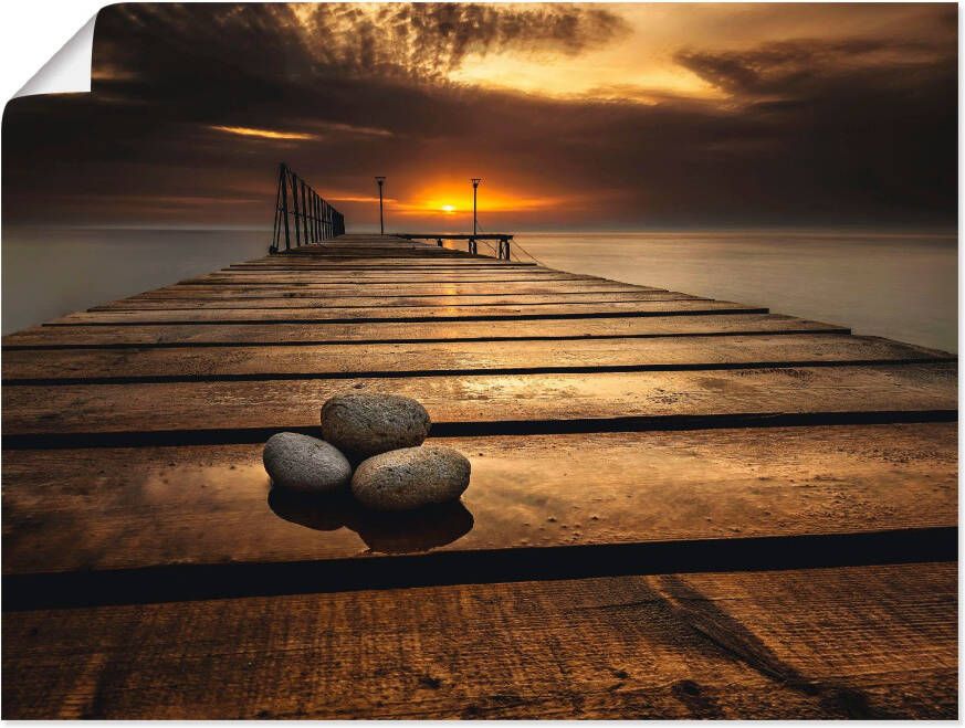 Artland Artprint Zonsopkomst aan de Zwarte Zee als artprint op linnen poster in verschillende formaten maten - Foto 7