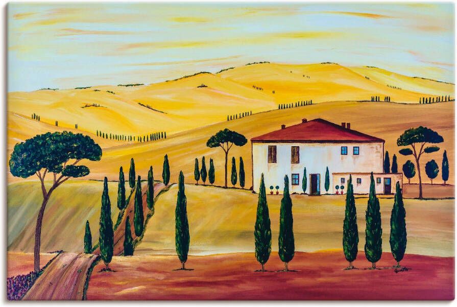 Artland Artprint op linnen Zuidelijke Toscane - Foto 5