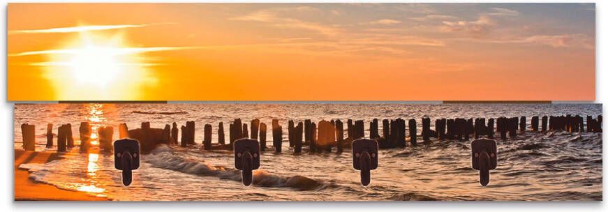Artland Kapstok Mooie zonsondergang aan het strand - Foto 4