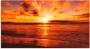 Artland Keukenwand Mooie zonsondergang strand zelfklevend in vele maten spatscherm keuken achter kookplaat en spoelbak als wandbescherming tegen vet water en vuil achterwand wandbekleding van aluminium (1-delig) - Thumbnail 1