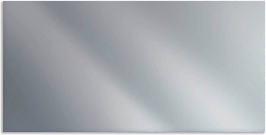 Artland Keukenwand Uni aluminium geborsteld Aluminium spatscherm met plakband gemakkelijke montage