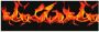 Artland Keukenwand Vuur 2 vlammen Aluminium spatscherm met plakband gemakkelijke montage - Thumbnail 1