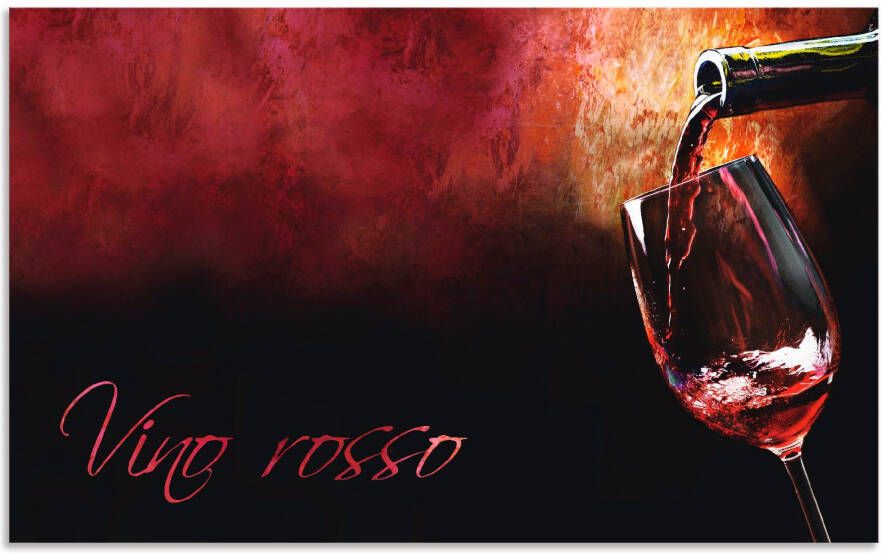 Artland Keukenwand Wijn rode wijn Aluminium spatscherm met plakband gemakkelijke montage - Foto 4