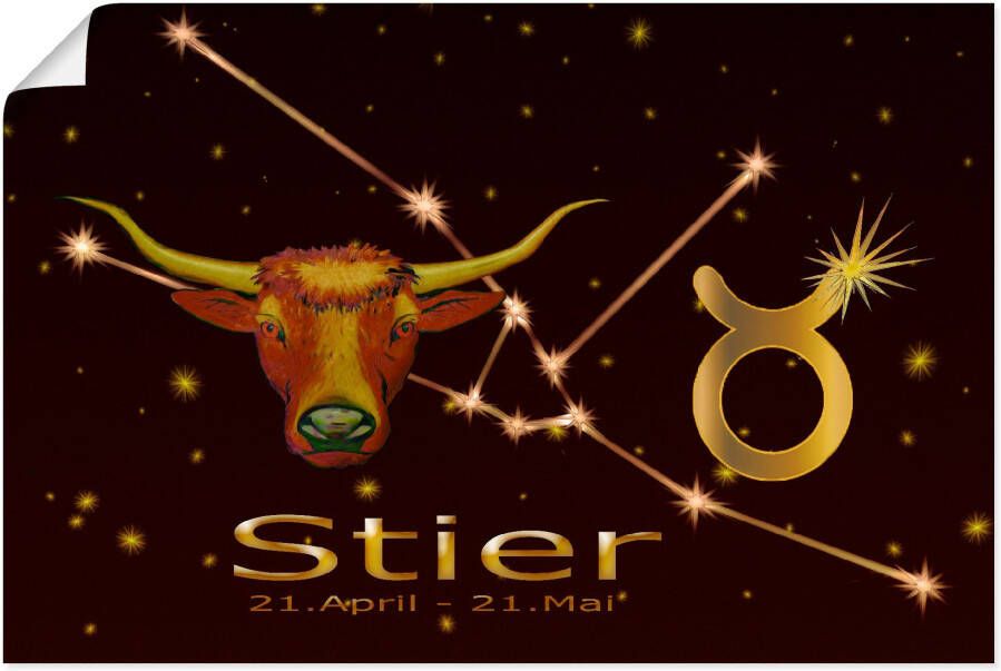 Artland Poster Sterrenbeeld stier - Foto 5