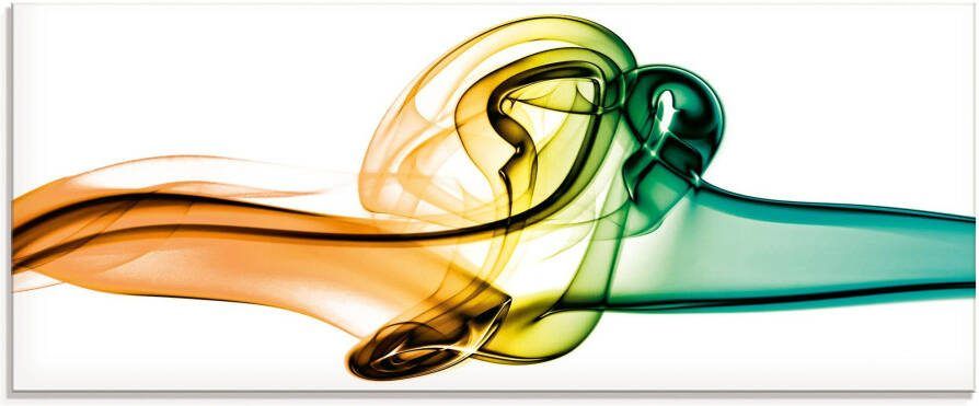 Artland Print op glas Botsing van blauw en groen - Foto 4