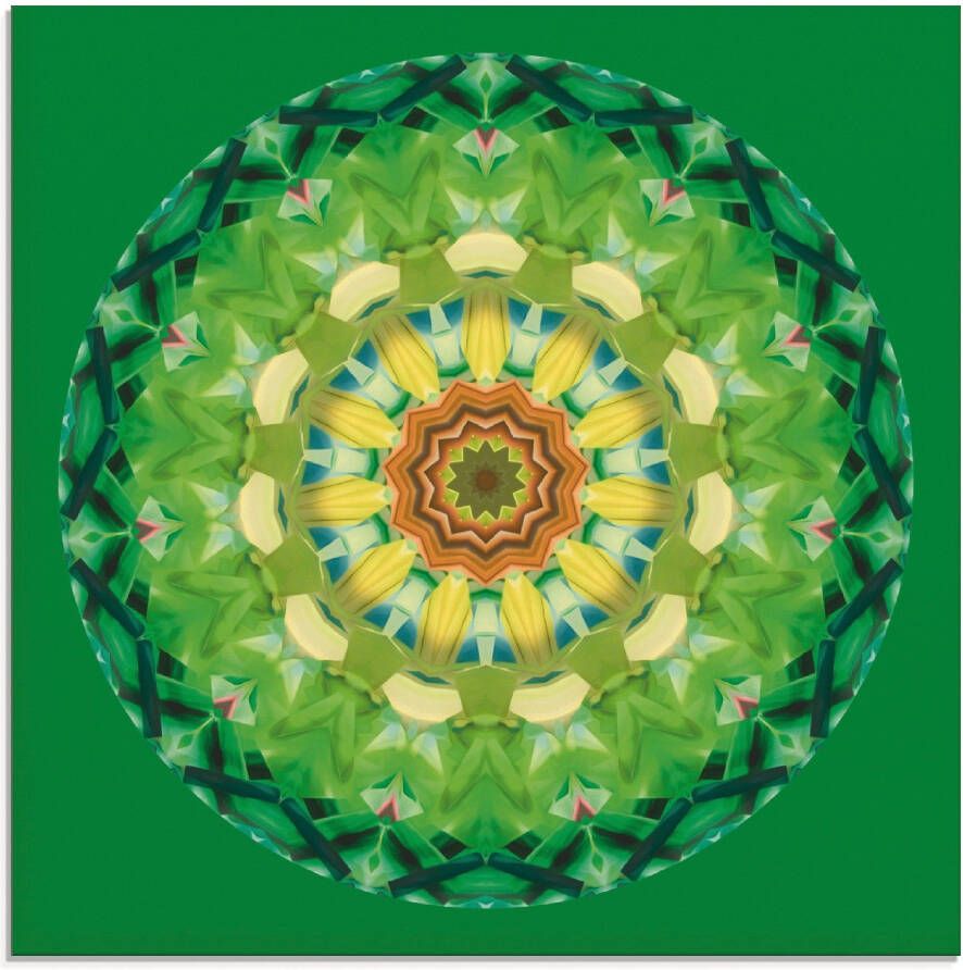 Artland Print op glas Mandala II in verschillende maten - Foto 6