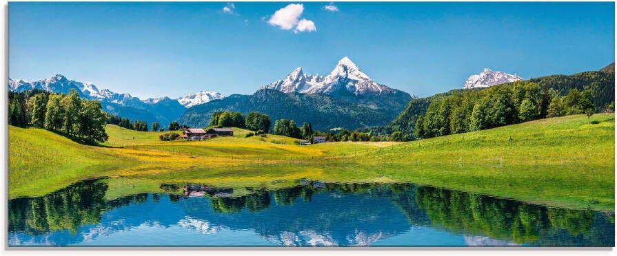 Artland Print op glas Landschap in de Alpen in verschillende maten - Foto 5
