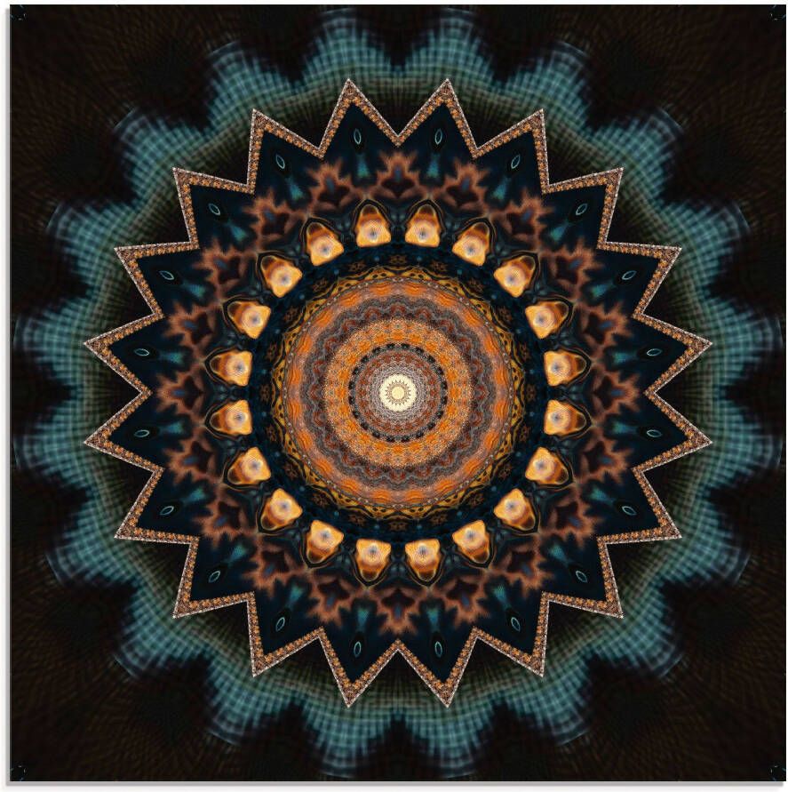 Artland Print op glas Mandala kosmisch bewustzijn - Foto 1