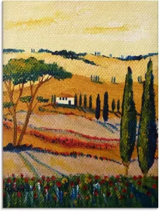 Artland Print op glas Mijn droom van de Toscane (1 stuk)