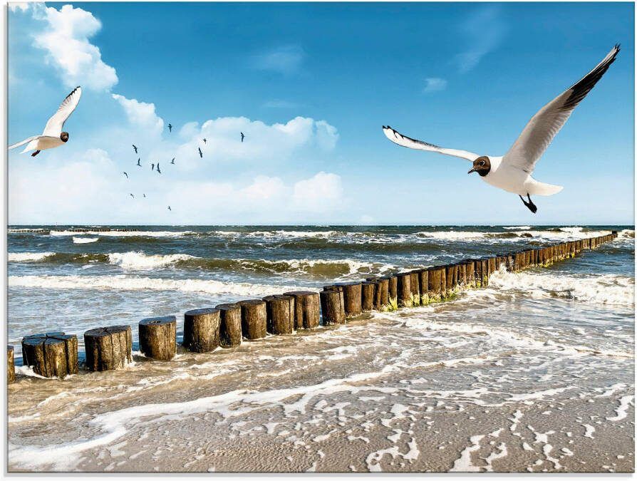 Artland Print op glas Oostzee in verschillende maten - Foto 5