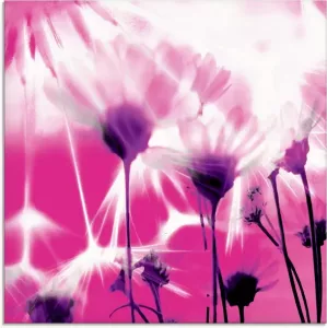 Artland Print op glas Pluizenbol abstract (1 stuk)