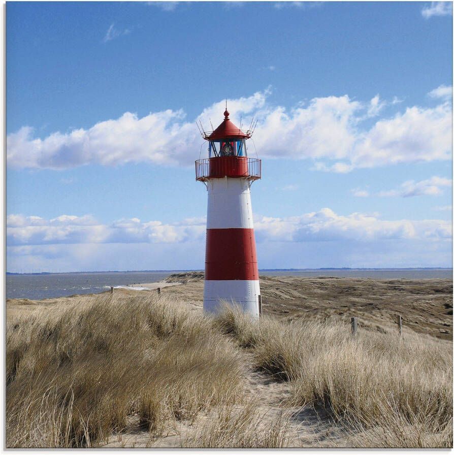 Artland Print op glas Vuurtoren Sylt in verschillende maten - Foto 5