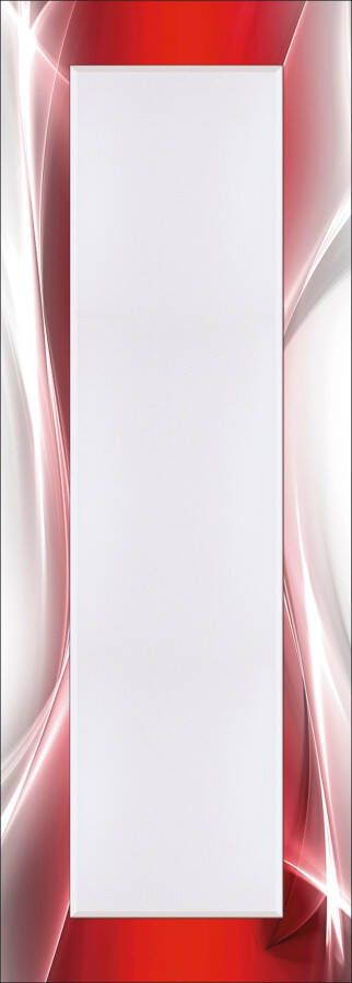 Artland Sierspiegel Creatief element rood Wandspiegel spiegel met lijst voor het hele lichaam met motiefrand halspiegel